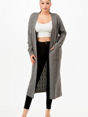Cable Sweater Long Cardigan Cable Sweater Long Cardigan