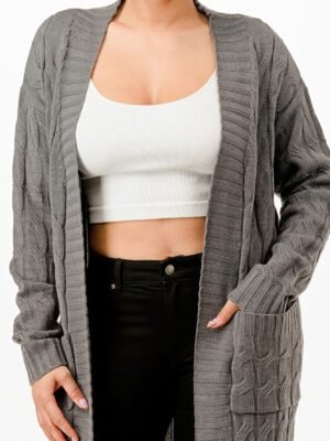 Cable Sweater Long Cardigan Cable Sweater Long Cardigan