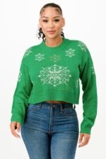Cropped Christmas Sweater