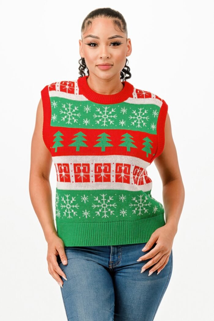 Christmas Vest Sweater - Image 1