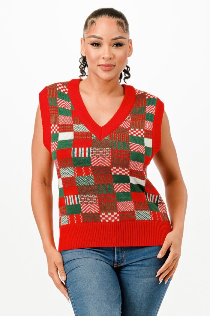 Christmas Vest Sweater - Image 1