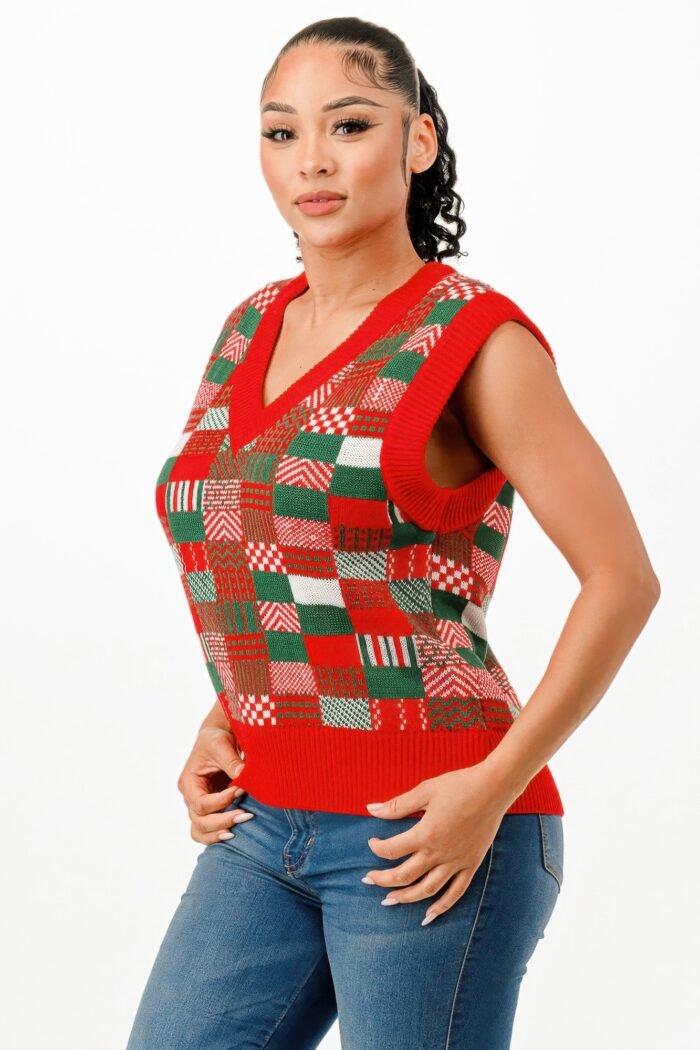 Christmas Vest Sweater - Image 2