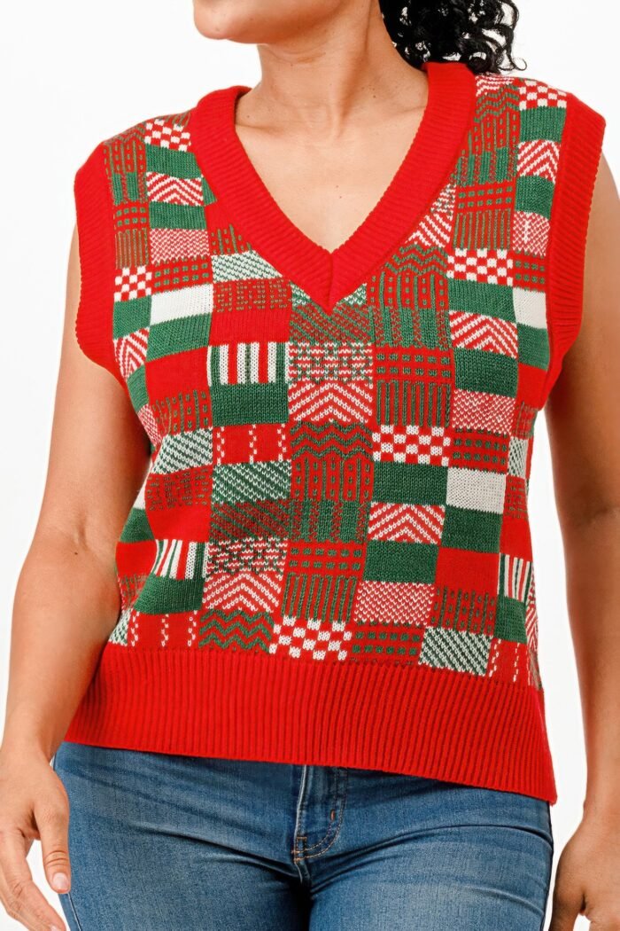 Christmas Vest Sweater - Image 3