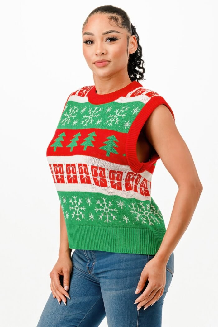 Christmas Vest Sweater - Image 2