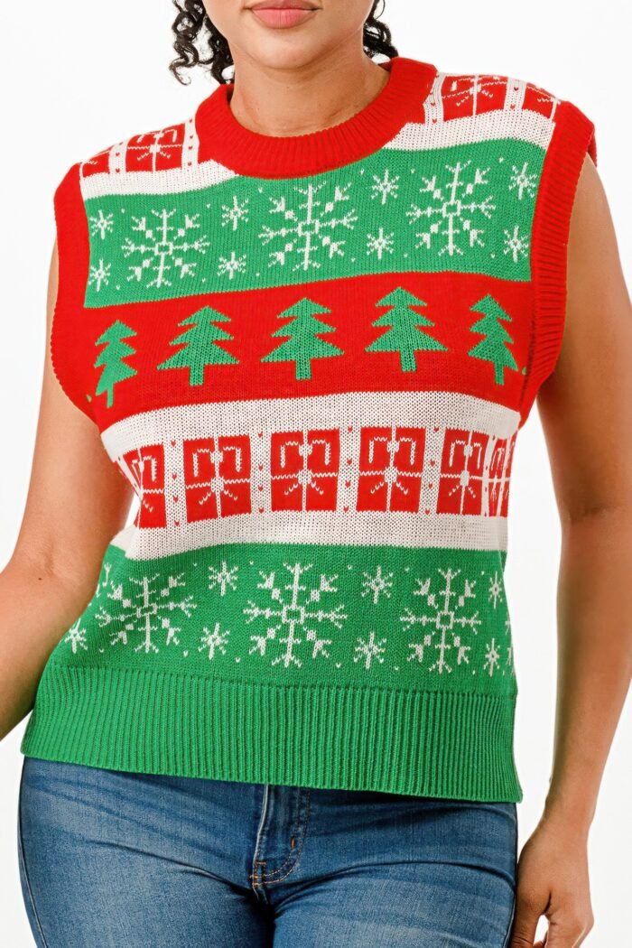 Christmas Vest Sweater - Image 3