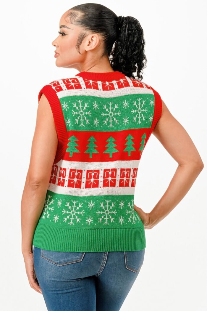 Christmas Vest Sweater - Image 4