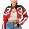 Cropped Moto Jacket