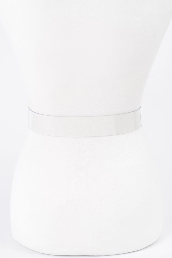 Heart Shape Metal Buckle Plus Size Clear Belt - Image 4