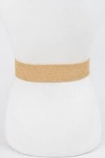 Weaved Pearl Buckle Belt