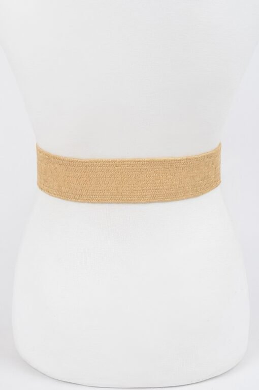 Weaved Pearl Buckle Belt