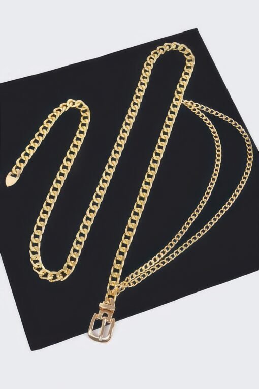 Chain Buckle Belt