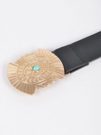 Western Style Belt With Turquoise Western Style Belt With Turquoise