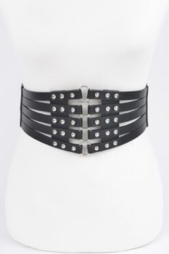 Stud Waist Elastic Belt