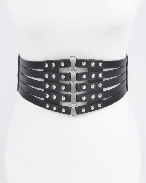 Stud Waist Elastic Belt