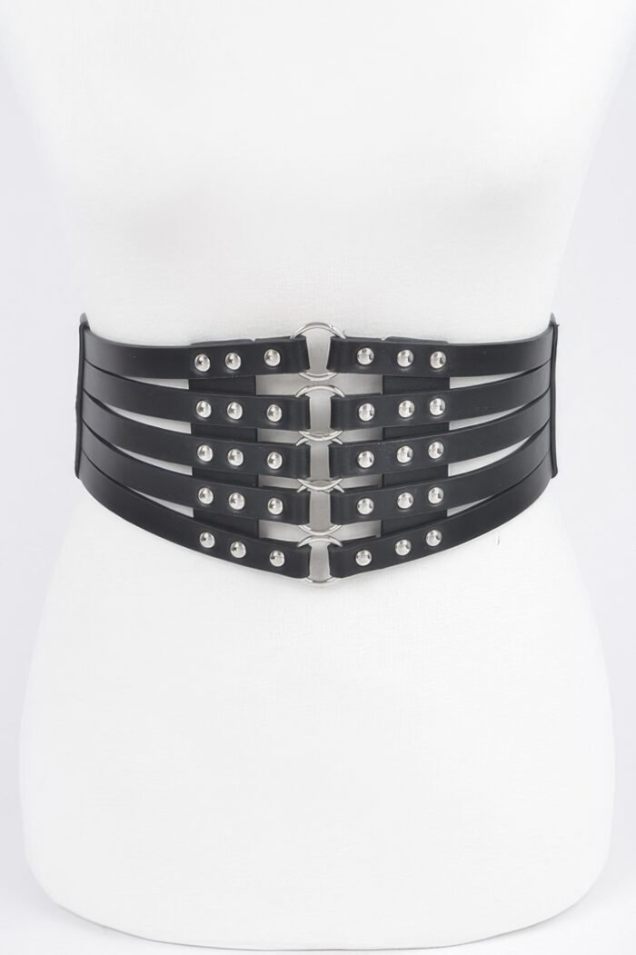 Stud Waist Elastic Belt - Image 1