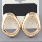 Abstract Transparent Stone Earrings