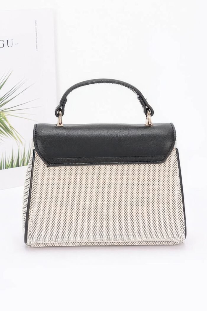Canvas Top Handle Flap Bag - Image 3
