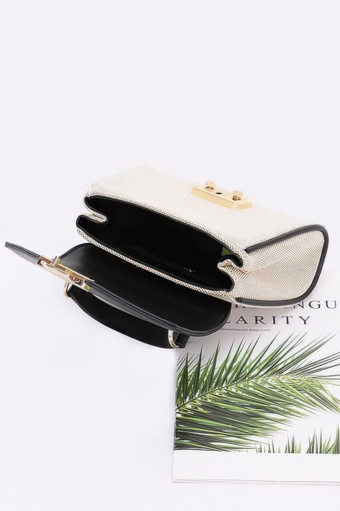 Canvas Top Handle Flap Bag - Image 5