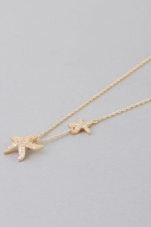 Bejeweled Starfish Necklace