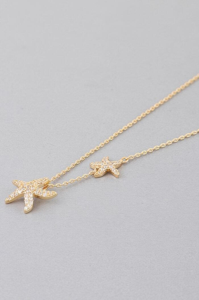 Bejeweled Starfish Necklace - Image 2