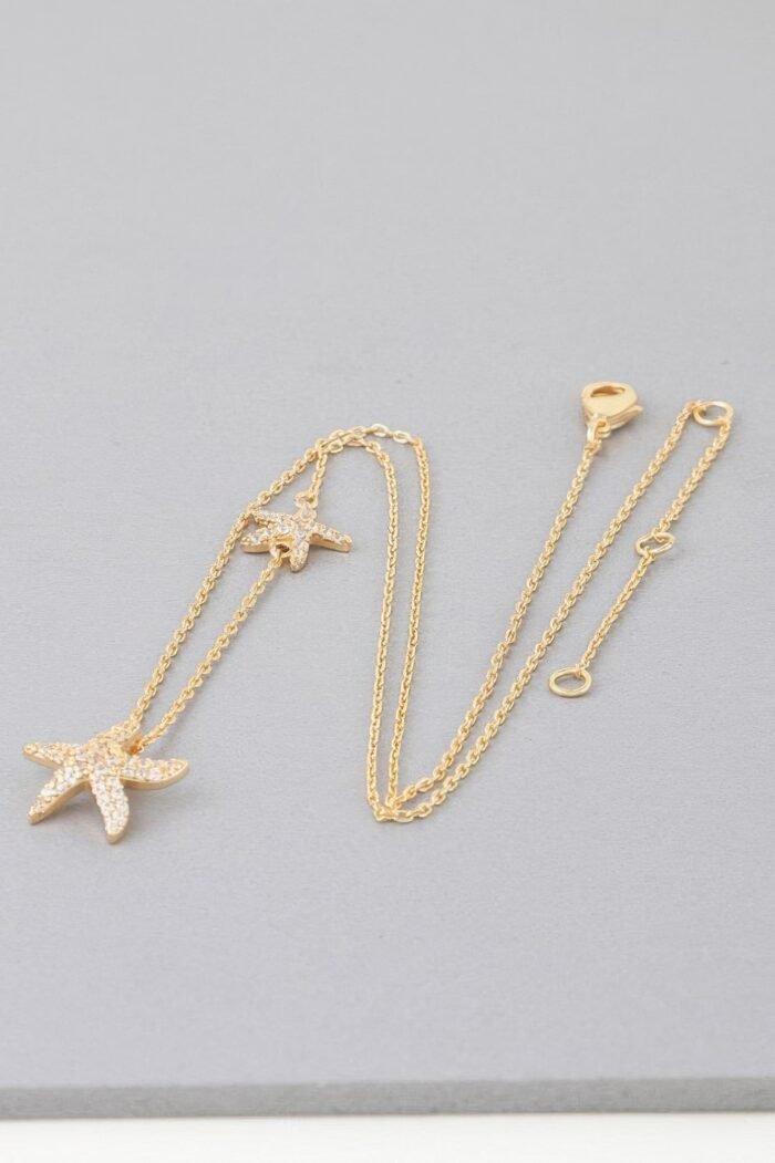 Bejeweled Starfish Necklace - Image 3