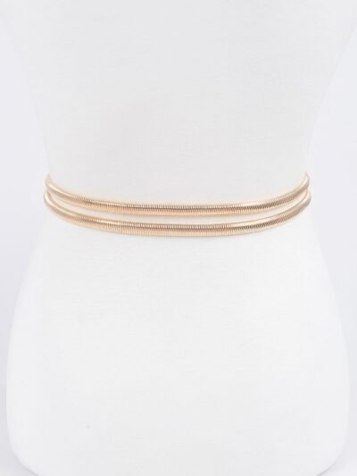 Rhinestone Metal Stretch Belt Rhinestone Metal Stretch Belt