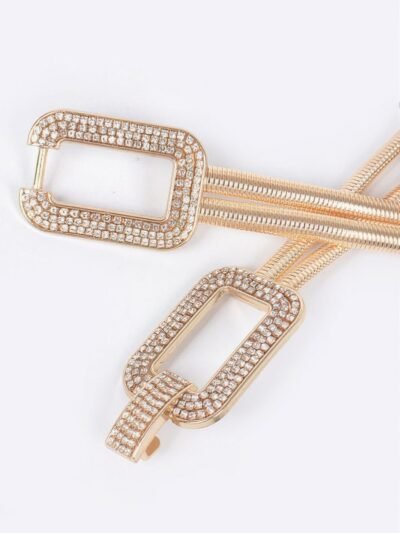 Rhinestone Metal Stretch Belt Rhinestone Metal Stretch Belt