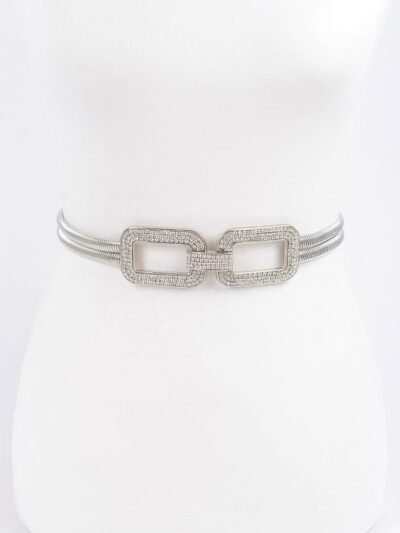 Rhinestone Metal Stretch Belt Rhinestone Metal Stretch Belt