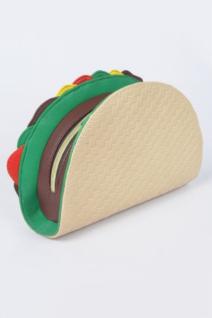 Studded Taco Shape Clutch - Image 4