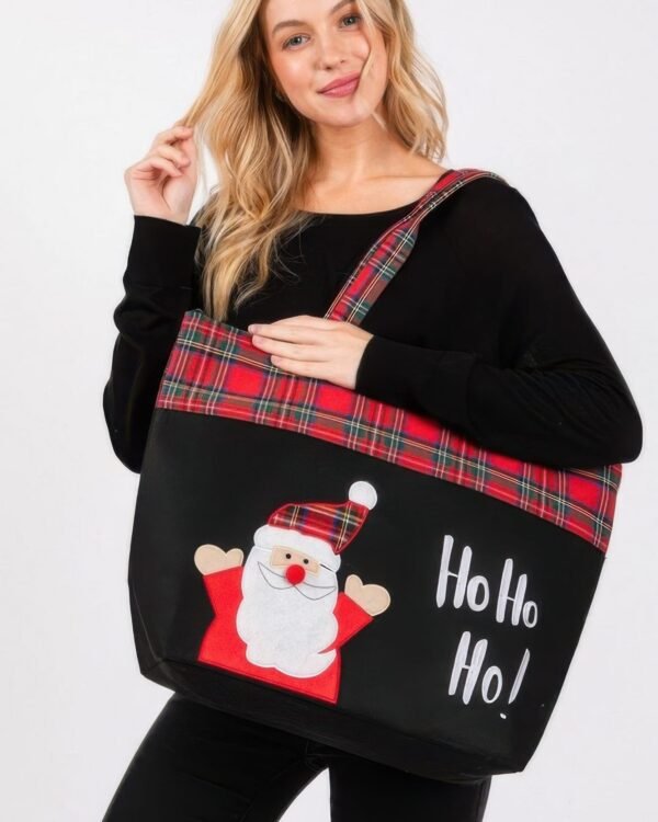 Ho Ho Ho Letter Santa Christmas Tote Bag