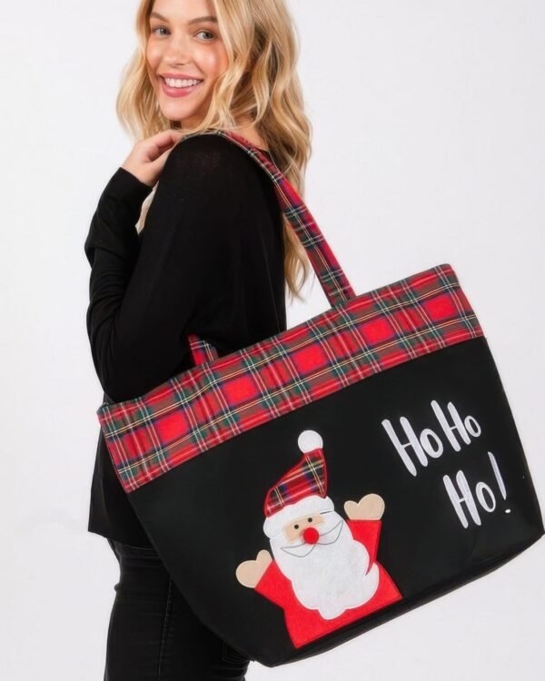 Ho Ho Ho Letter Santa Christmas Tote Bag