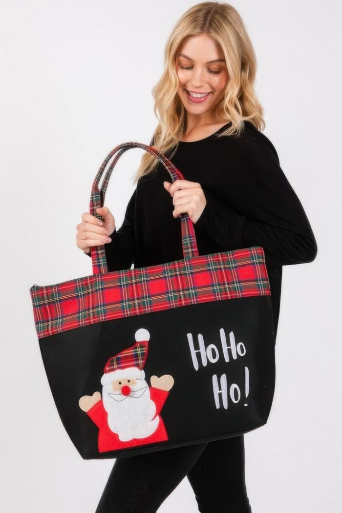 Ho Ho Ho Letter Santa Christmas Tote Bag - Image 4