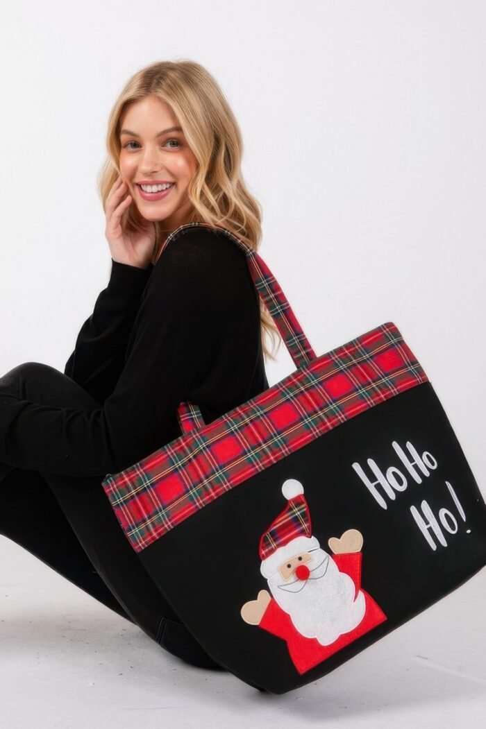 Ho Ho Ho Letter Santa Christmas Tote Bag - Image 6