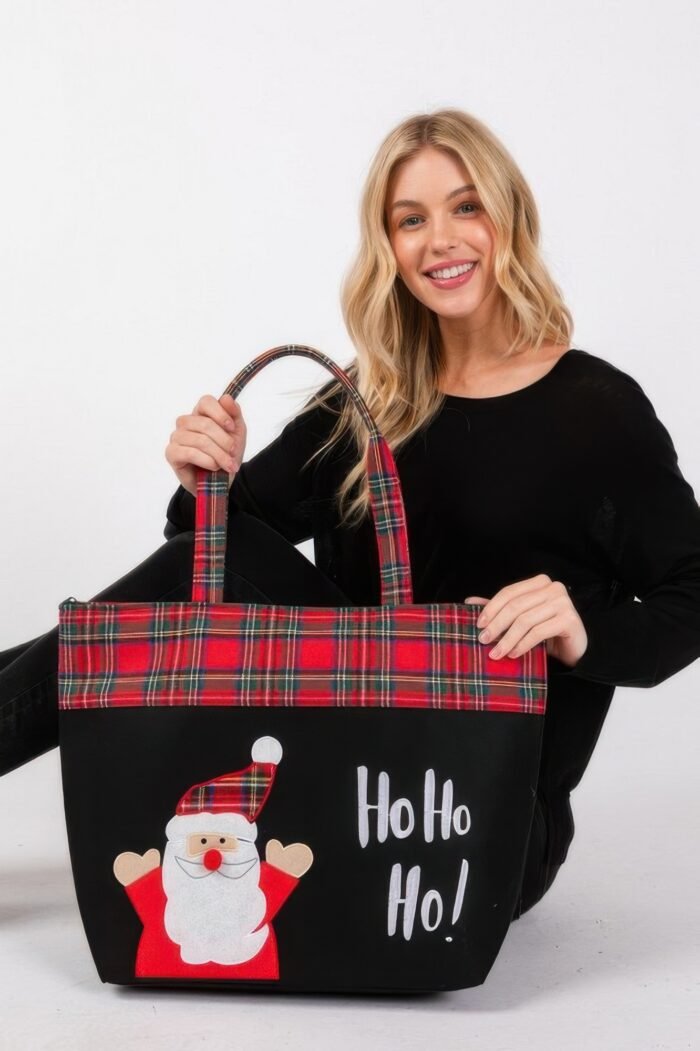 Ho Ho Ho Letter Santa Christmas Tote Bag - Image 7