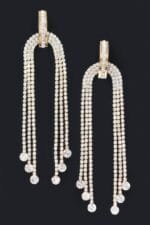 Rhinestone Fringe Earring