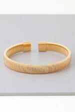 Multi Ribbed Cuff Bracelet