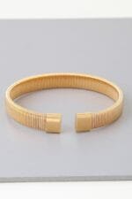 Multi Ribbed Cuff Bracelet