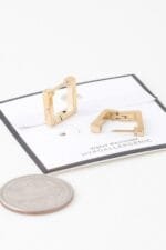 Shiny Cubic Hoop Earrings