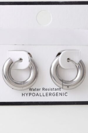 Bulky Shiny Hoop Earrings Bulky Shiny Hoop Earrings