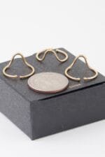 Triple Open Wave Ring Set