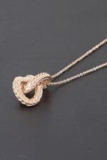 Braided Interweave Pendant Necklace