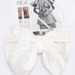 Satin Bow Style Crossbody Bag