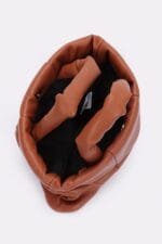 Quilted Faux Leather Padded Tote Bag