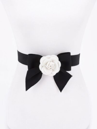 Flower Ribbon Elastic Belt