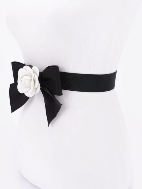 Flower Ribbon Elastic Belt