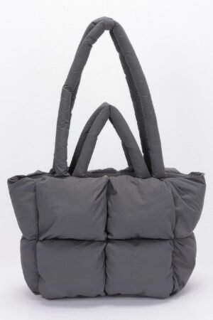 Nylon Quilted Padded Tote Bag Nylon Quilted Padded Tote Bag