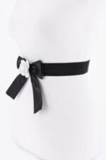 Flower Satin Ribbon Elastic Belt