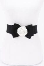 Flower Bow Elastic Belt