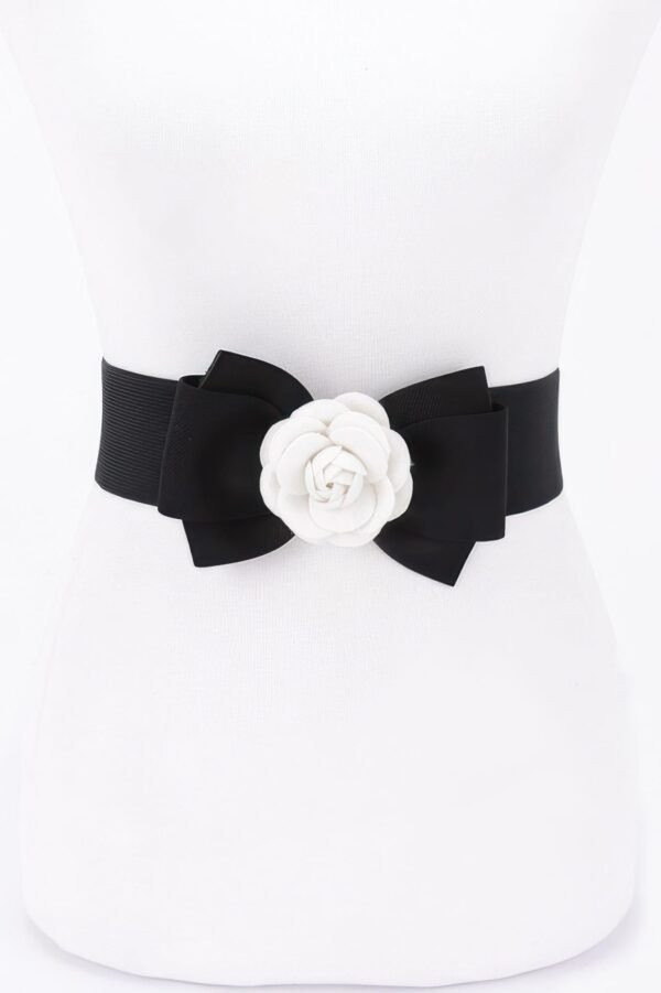 Flower Bow Elastic Belt