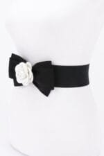 Flower Bow Elastic Belt